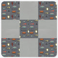 Friends Icons White Flannel Tournament Cornhole Bags - fabric composite