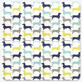Dachshund Dog Gone It Zipper Pouch - Handmade Cotton Fabric Pouch - fabric composite