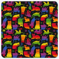 Rainbow Cats Cotton Microwave Corn Heat Bag - fabric composite