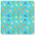 Care Bears Turquoise Belly Badge Square Microwave Corn Bag - fabric composite