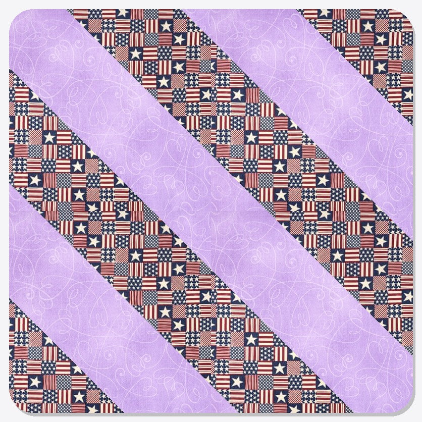 Layout: Diagonal Stripes