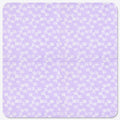 Purple Tonal Flowers Zipper Pouch - Handmade Cotton Fabric Coin Purse - fabric composite