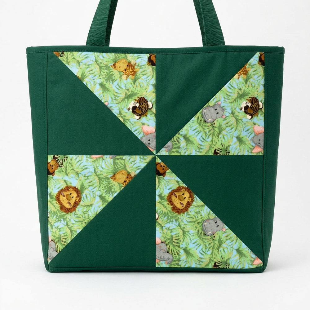 Pine & Jungle Babies Handmade Cotton Tote Bag - product photo