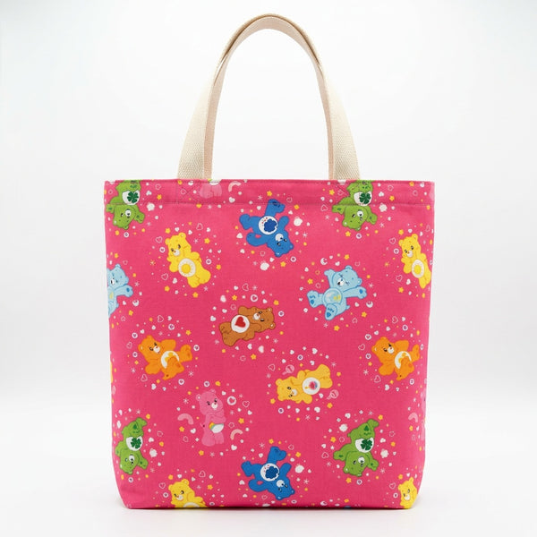 Care Bears Pink Belly Badge Handmade Cotton Tote Bag - product photo