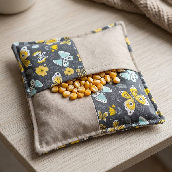 Bee Flutter Square Microwave Corn Heat Pack - product photo