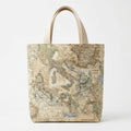 World Travel Map Cotton Tote Bag - Handmade Adventure-Inspired Carry-All - product photo