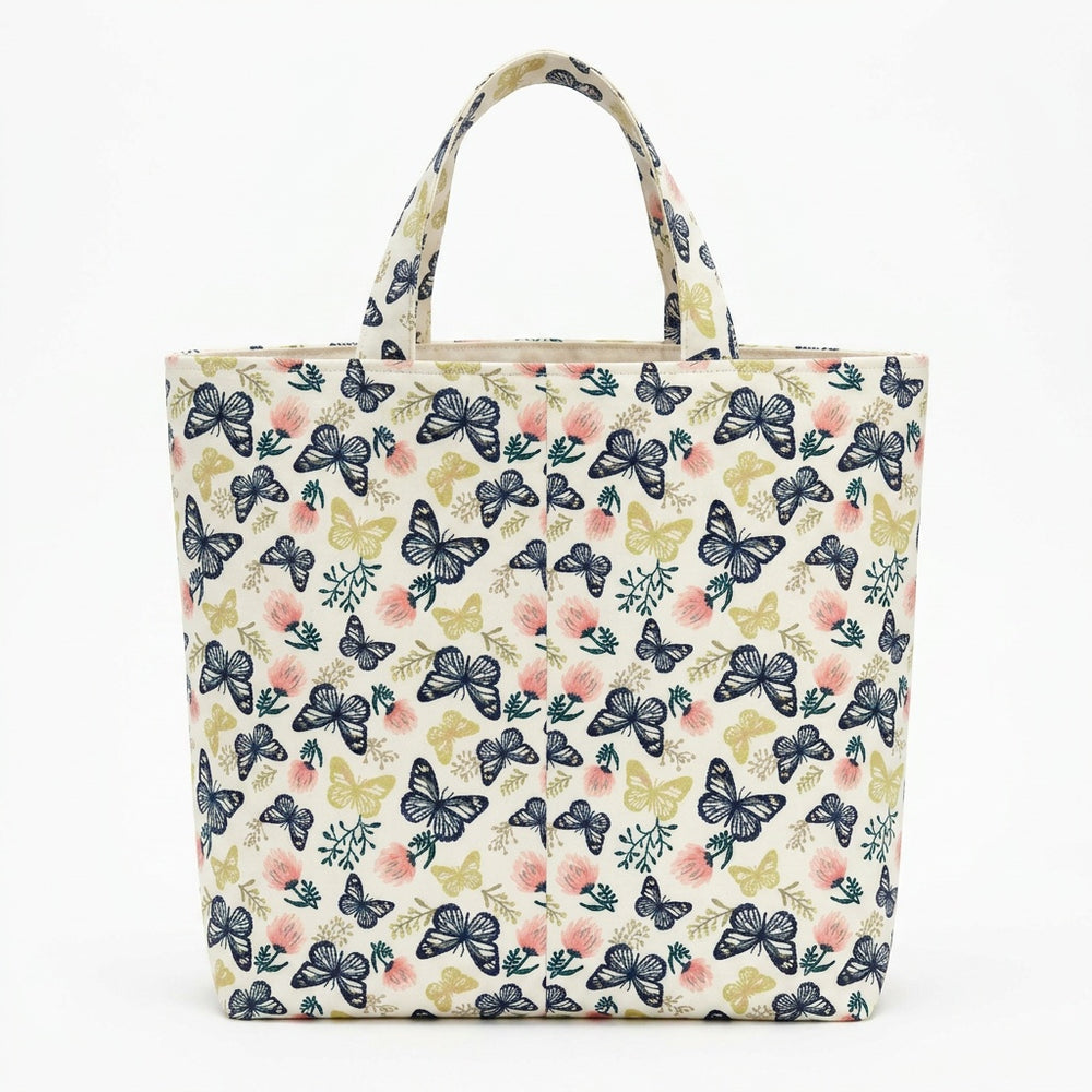 Butterfly Dreams Handmade Cotton Shopper Bag - product photo