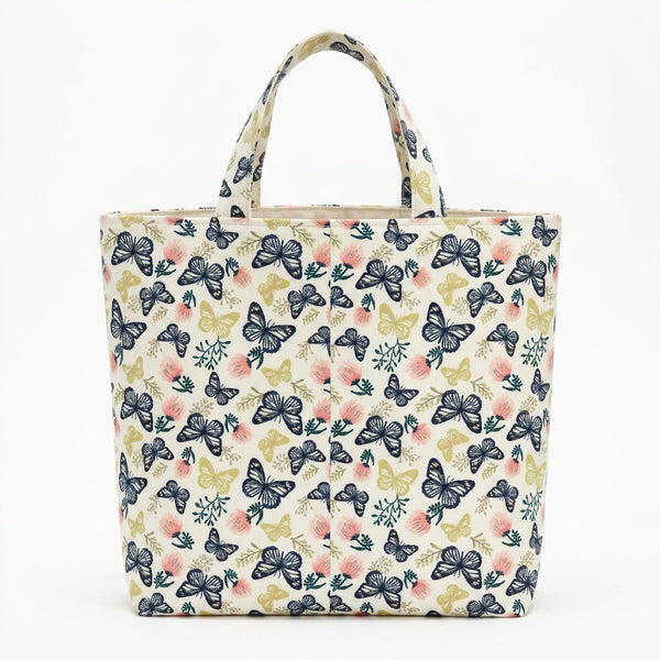 Butterfly Dreams Handmade Cotton Shopper Bag - product photo