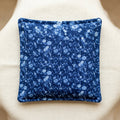 Blue Porcelain Rose Scroll Microwave Corn Bag - product photo