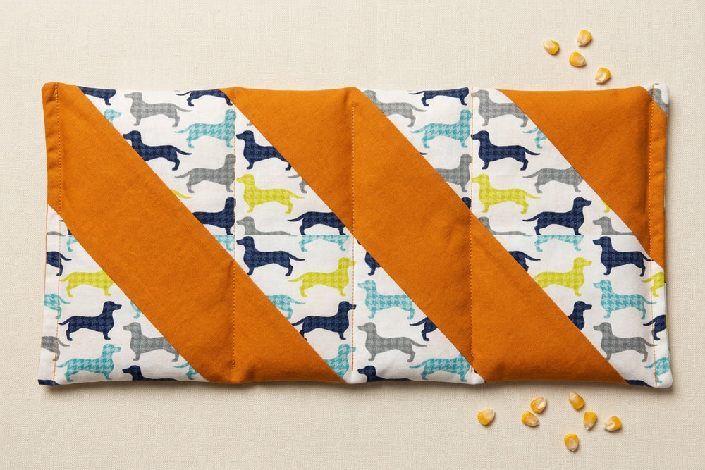 Dachshund Dog Microwave Neck Wrap Corn Heat Bag - product photo