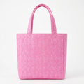 Pink Hearts Tonal Swirl Cotton Shopper Bag - product photo