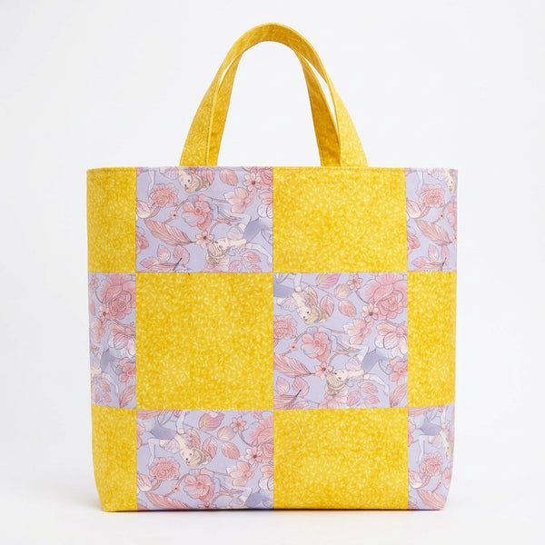 Disney Cinderella & Yellow Vines Handmade Fabric Shopper Bag - product photo