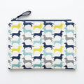 Dachshund Dog Gone It Zipper Pouch - Handmade Cotton Fabric Pouch - product photo