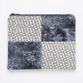 Gray & White Cat Clusters Handmade Zipper Pouch - product photo