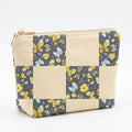 Bee Flutter Cosmetic Bag - Sandstone & Buzz on the Wing - product photo