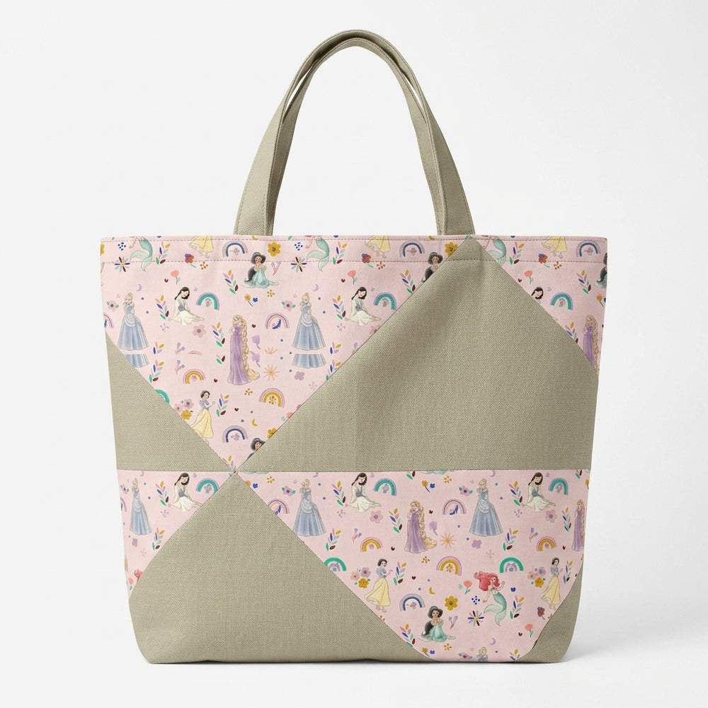 Disney Princess Dove Gray Premium Cotton Shopper Bag - product photo