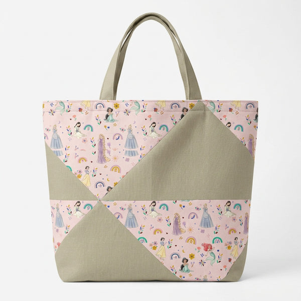 Disney Princess Dove Gray Premium Cotton Shopper Bag - product photo